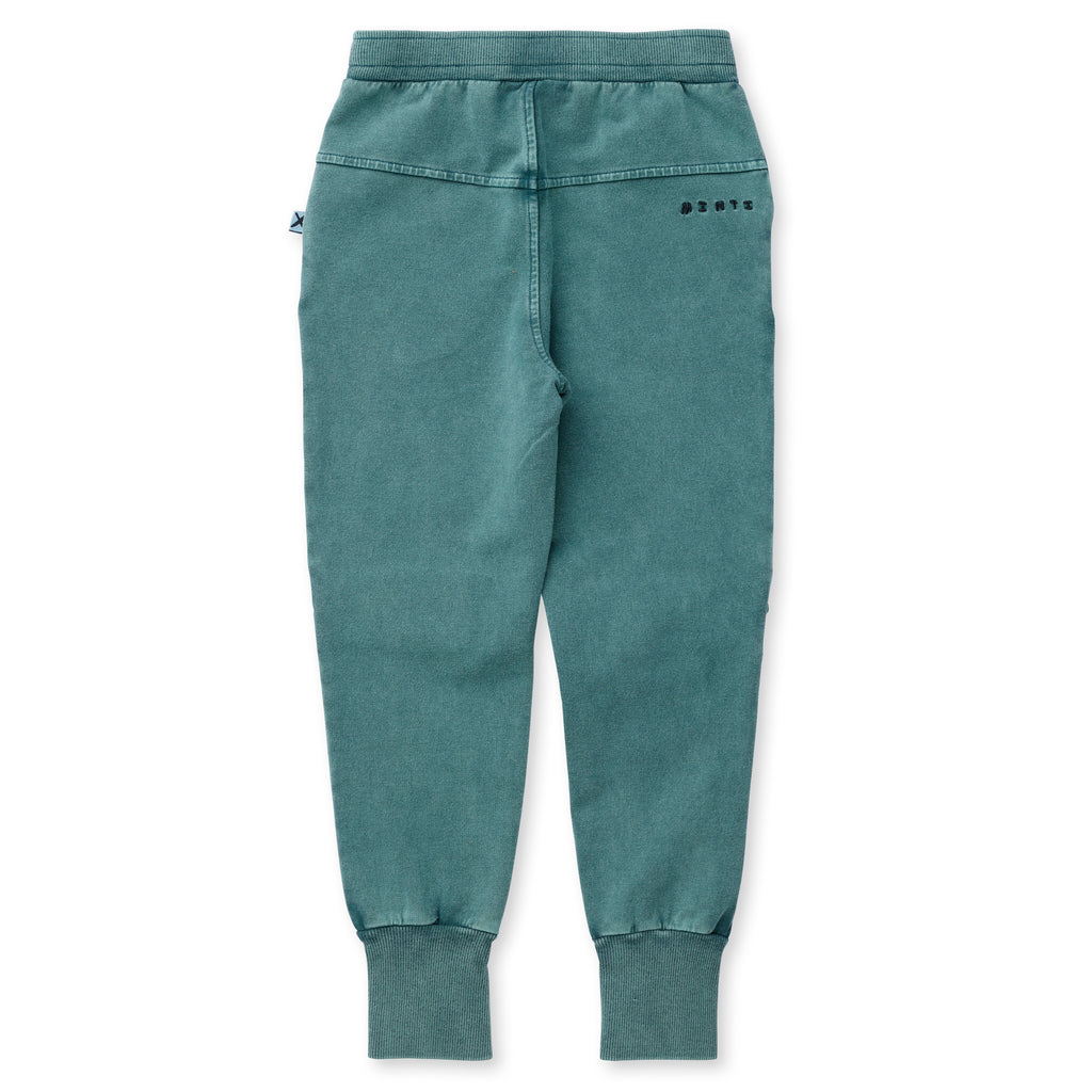 Blasted Hidden Knee Trackies - Forest Wash
