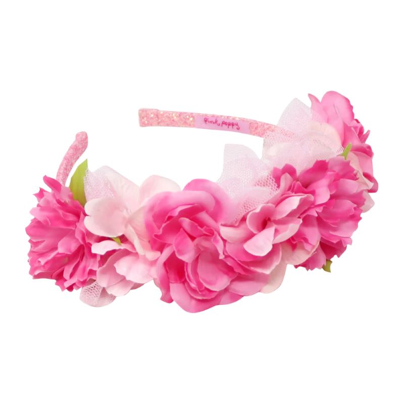 Pink Poppy Ballerina Floral Headband