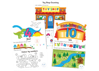 Counting Sticker Book