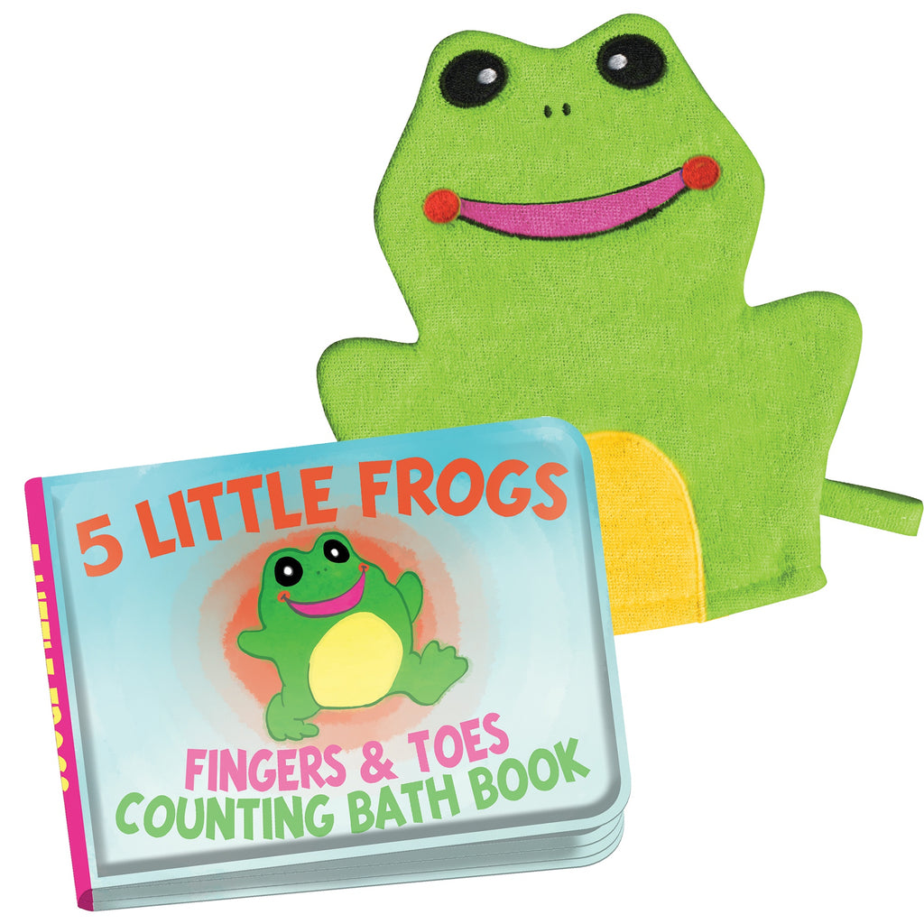 Frog Bath Book & Mitt