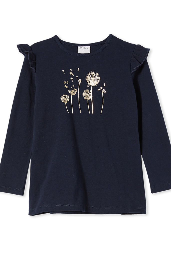 Floral Foil Baby Tee