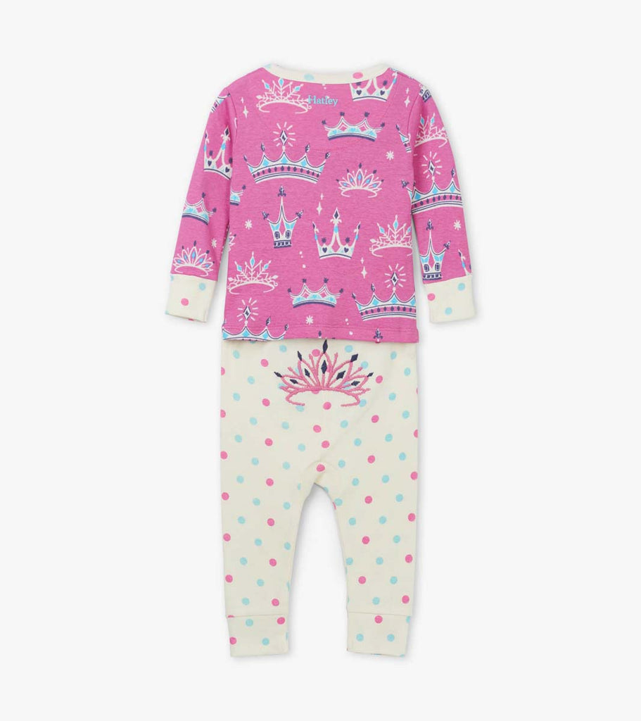 Pretty Princess Organic Cotton Baby Pyjama Set