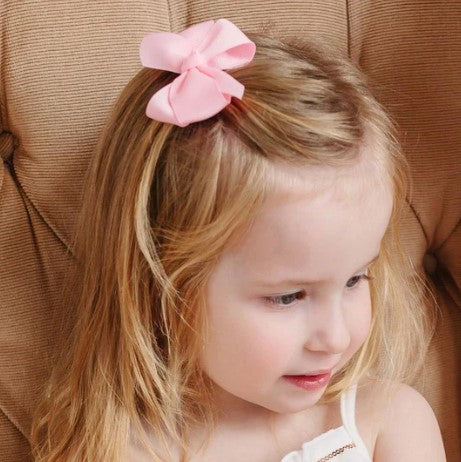 Small Grosgrain Pink Bow
