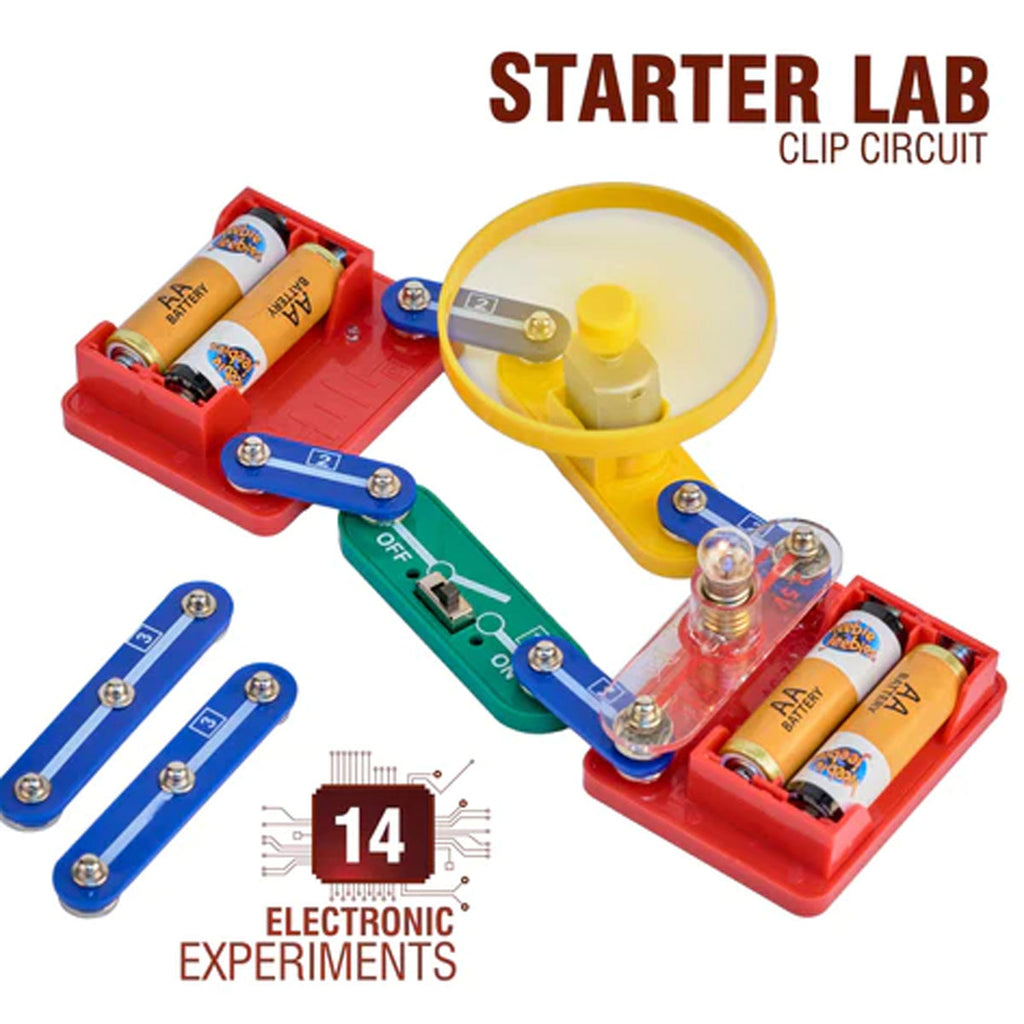 Clip Circuit | Blister Card| Starter Lab | 10 Experiments Electronics Kit