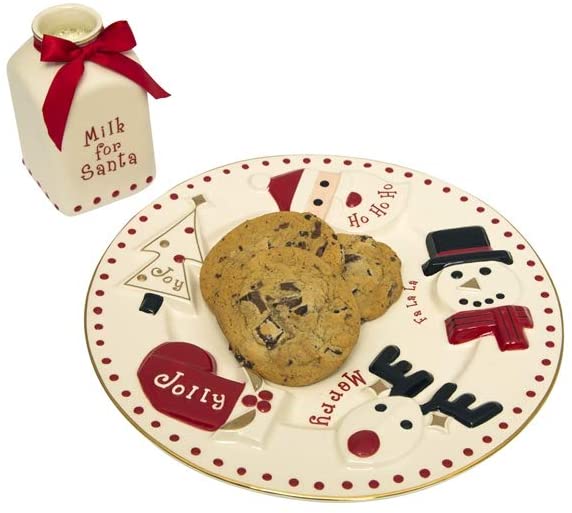 Santa Milk and Cookie Set
