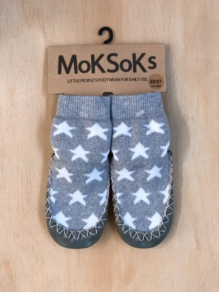 MokSoks Grey/White Stars
