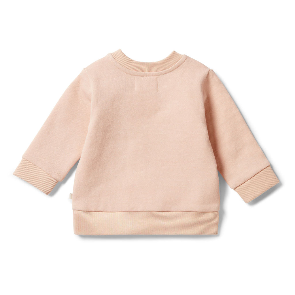 Organic French Terry Sweat - Cameo Rose