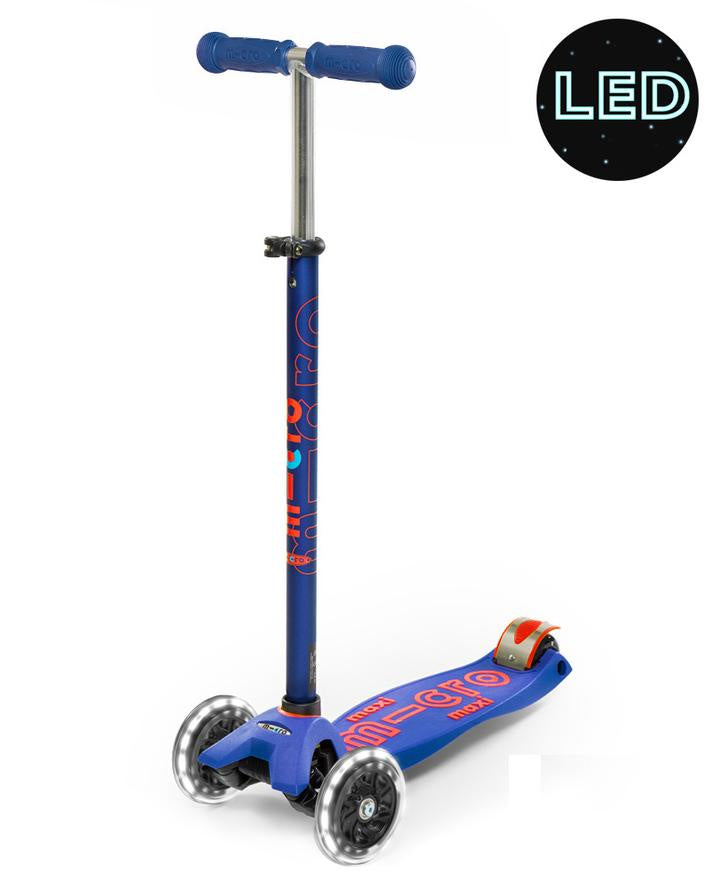 Maxi Micro Deluxe LED Scooter - Blue
