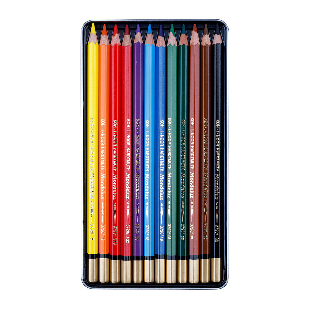 Watersoluble Colour Pencils Tin 12
