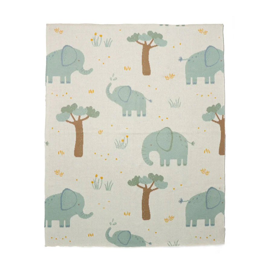 Ennie Elephants Blanket