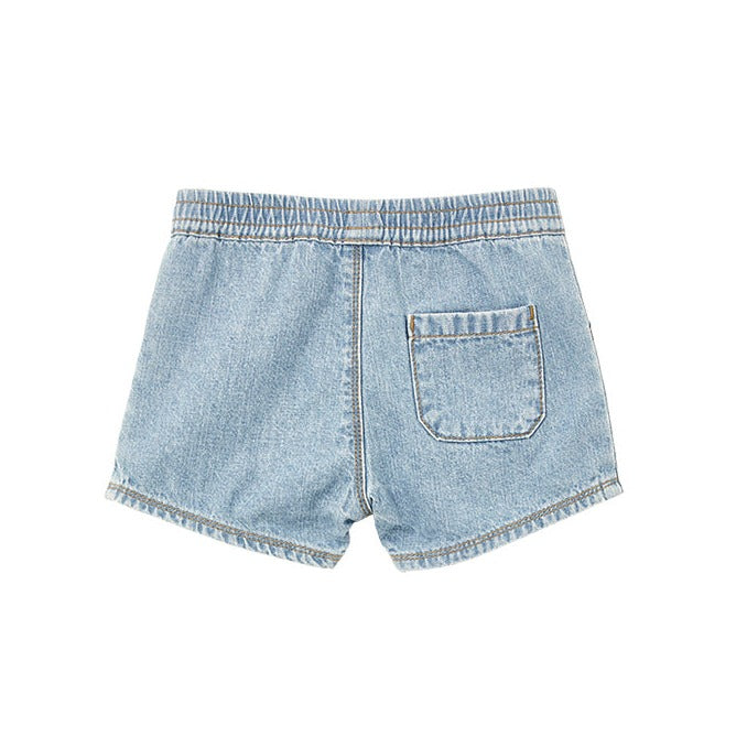 Light Wash Denim Baby Short