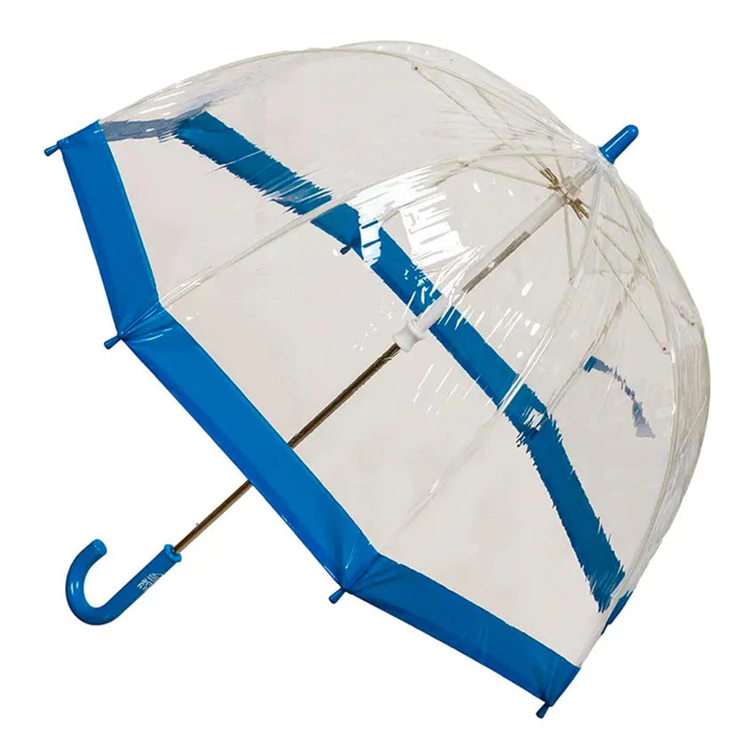 Childrens Birdcage PVC Blue Boarder Umbrella