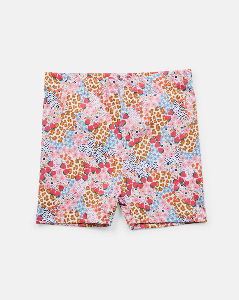 Astrid Bike Short - Leopard Berries