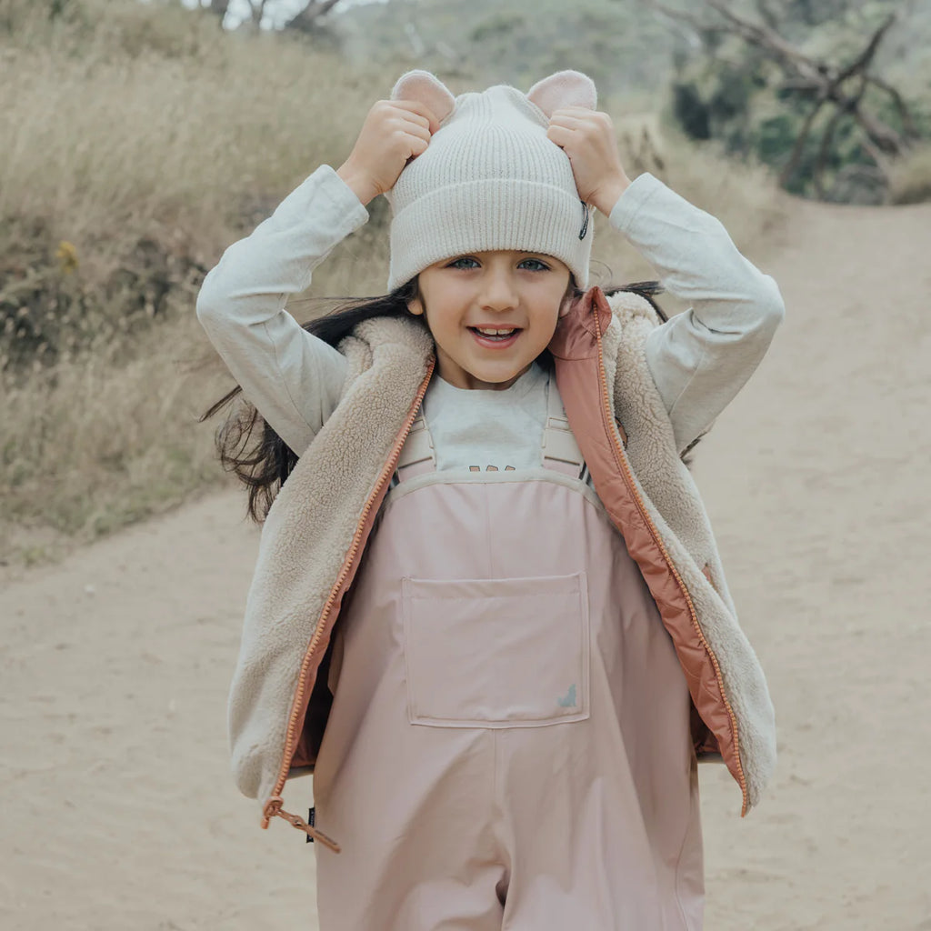 RAIN OVERALLS Dusty Pink