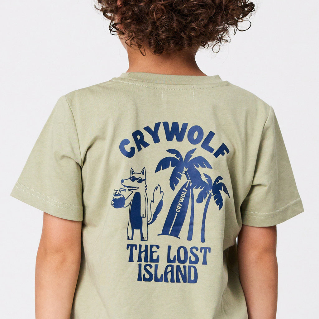 T-SHIRT Sage Lost Island