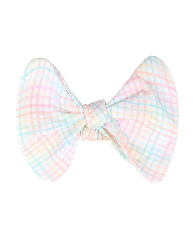 CANDY BLOSSOM CHECK HEADBAND
