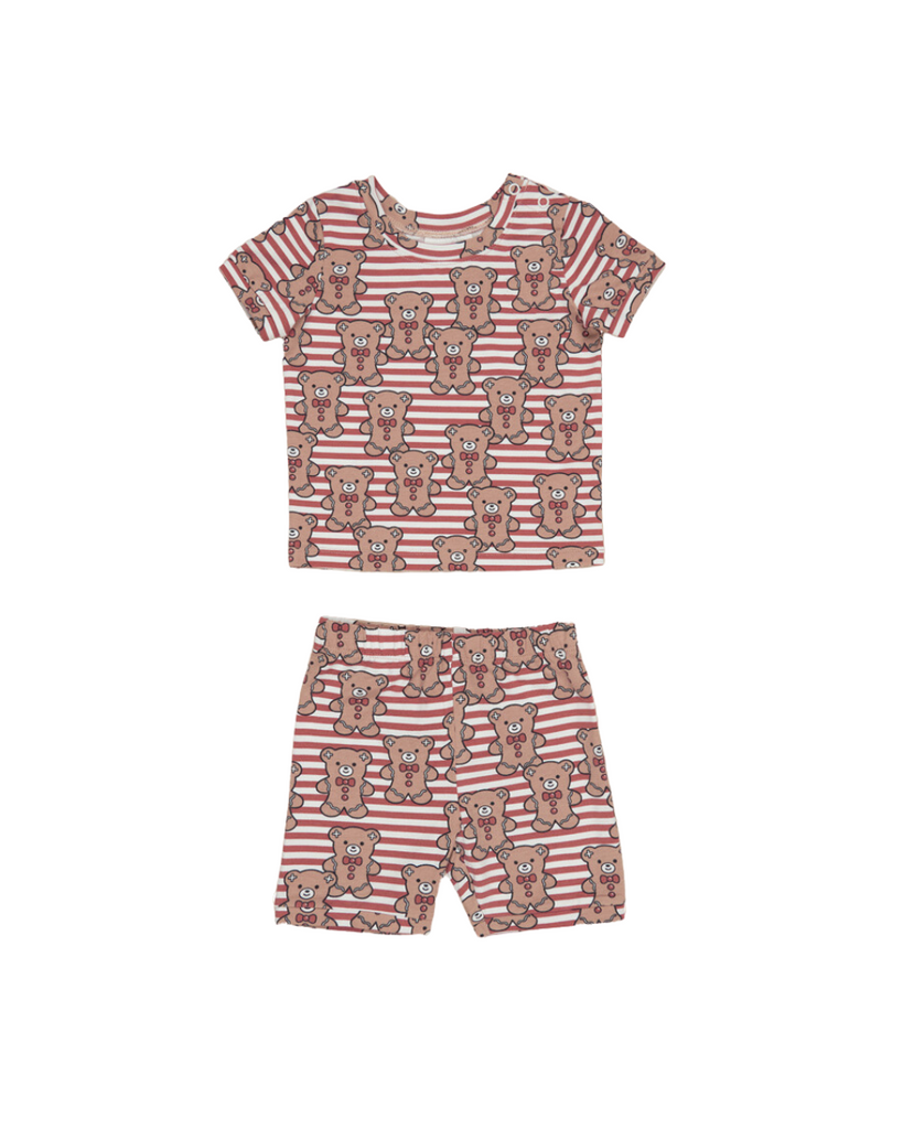 GINGERBREAD HUX PJ SET - MULTI