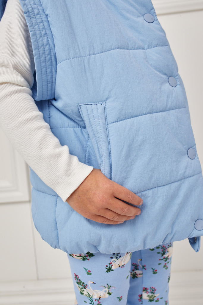 Bluebell Puffer Vest