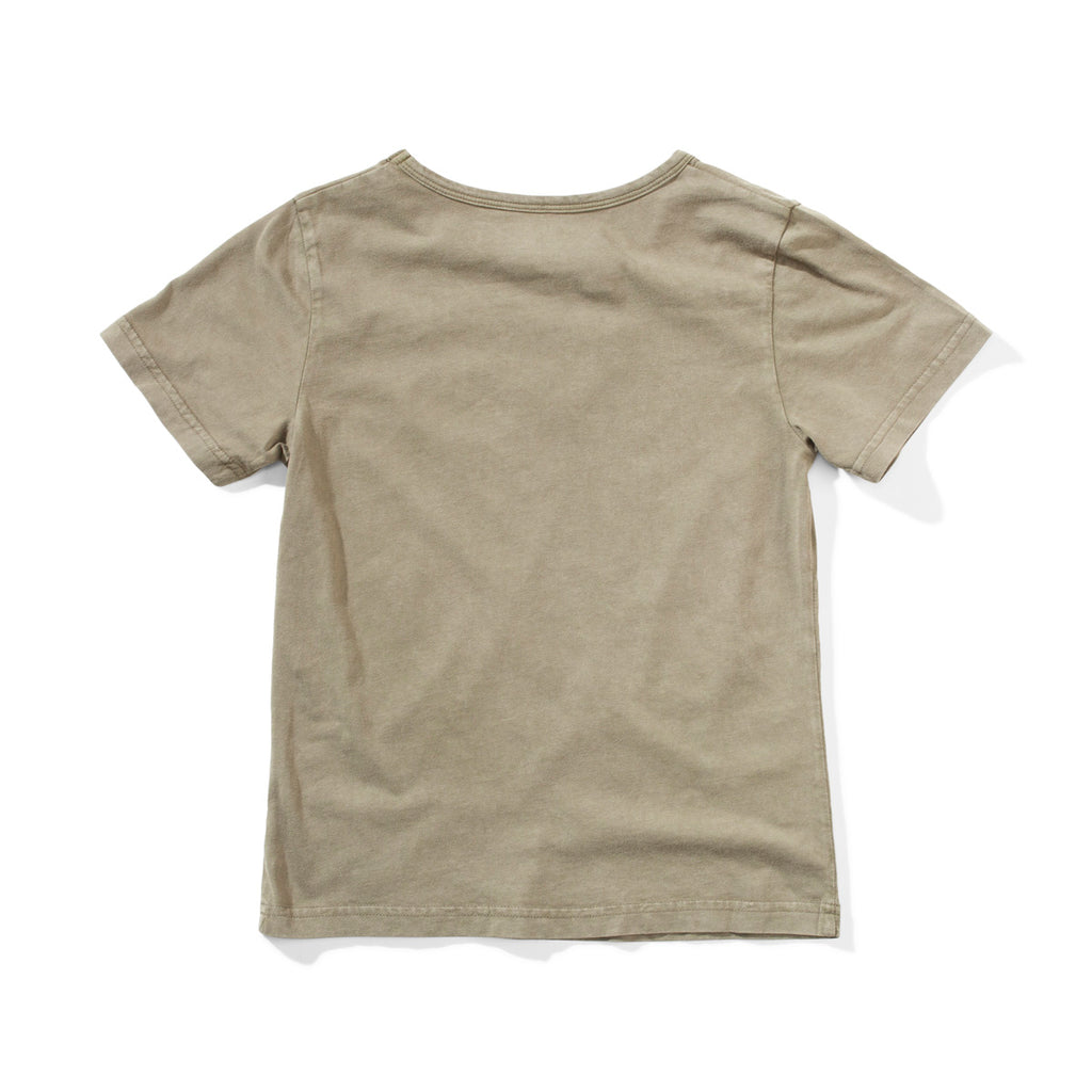 LOGOEMB SS TEE MINERAL DUSTY OLIVE