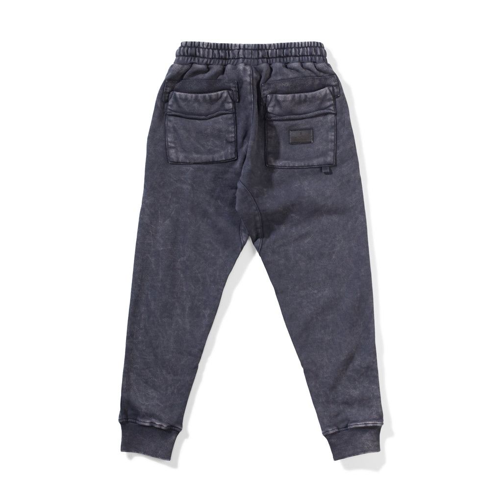 Poplin Patch Pant - Washed Black