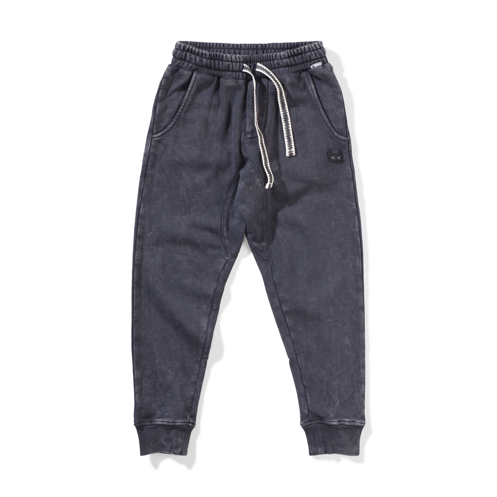 Poplin Patch Pant - Washed Black