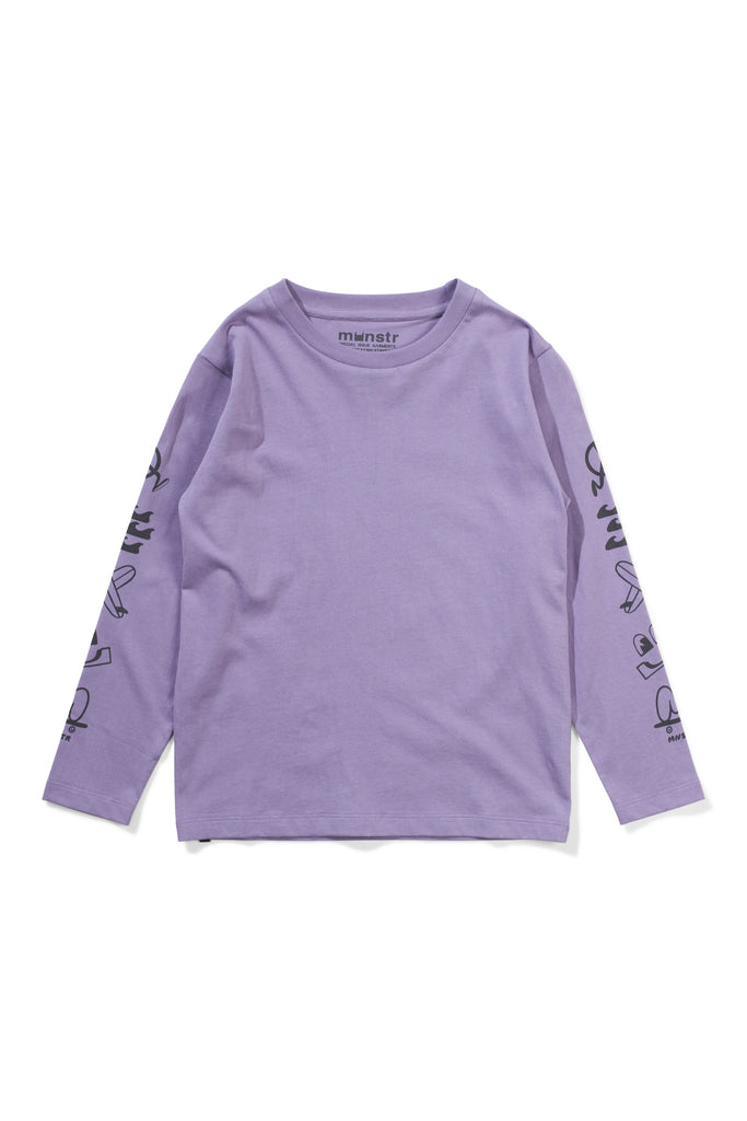 Pleasures LS Tee- Ash Purple
