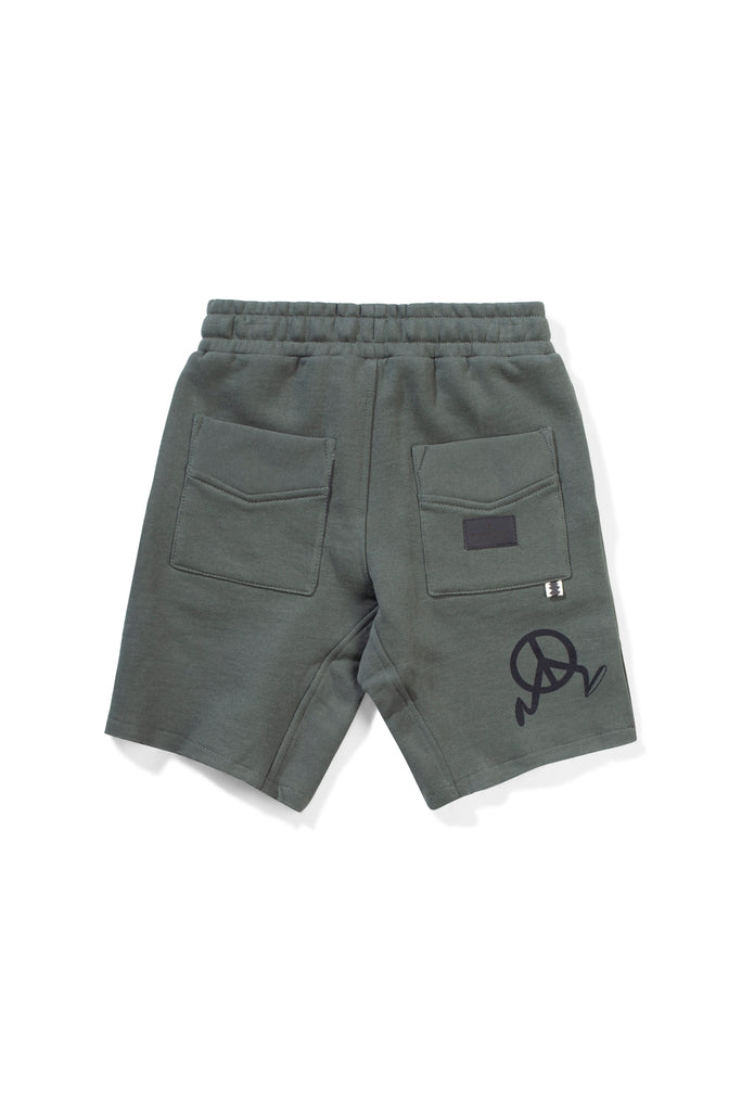 Branded Short Ocean Green