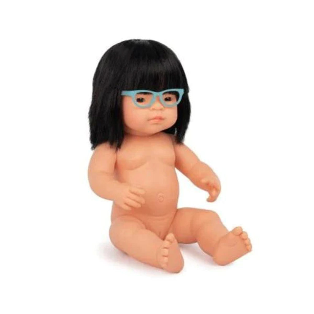 Baby Doll - Asian Girl with Glasses 38cm