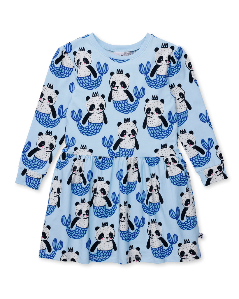 Mer-Panda Dress - Blue