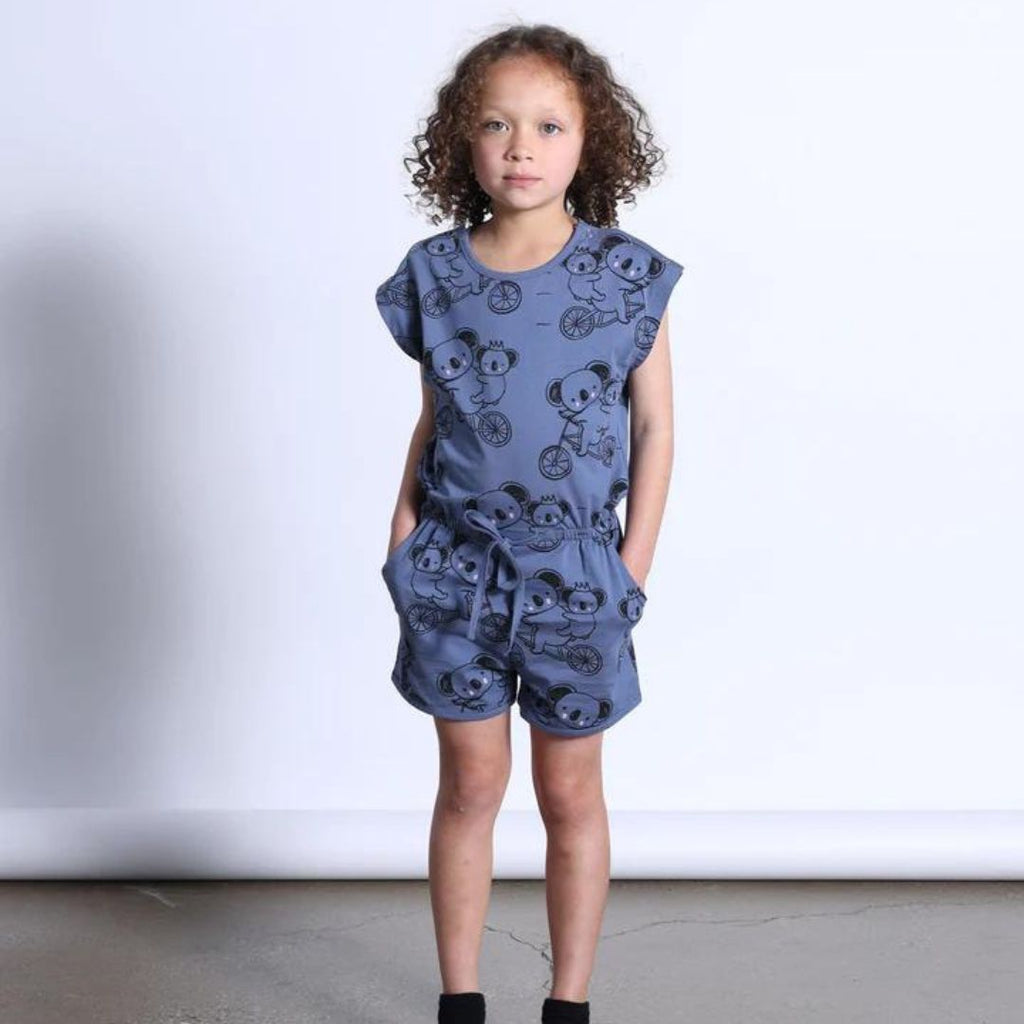 Biking Koalas Playsuit - Midnight