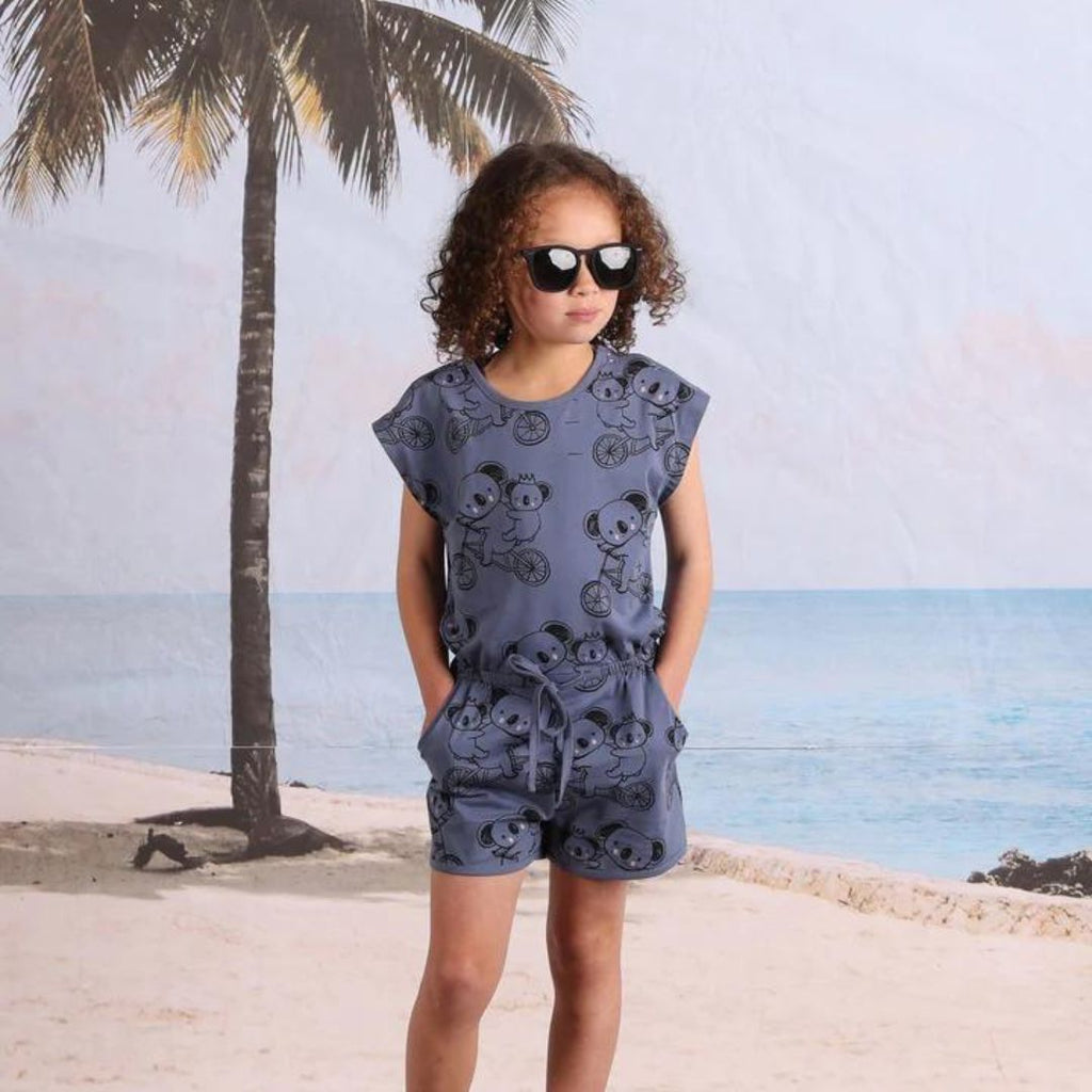 Biking Koalas Playsuit - Midnight