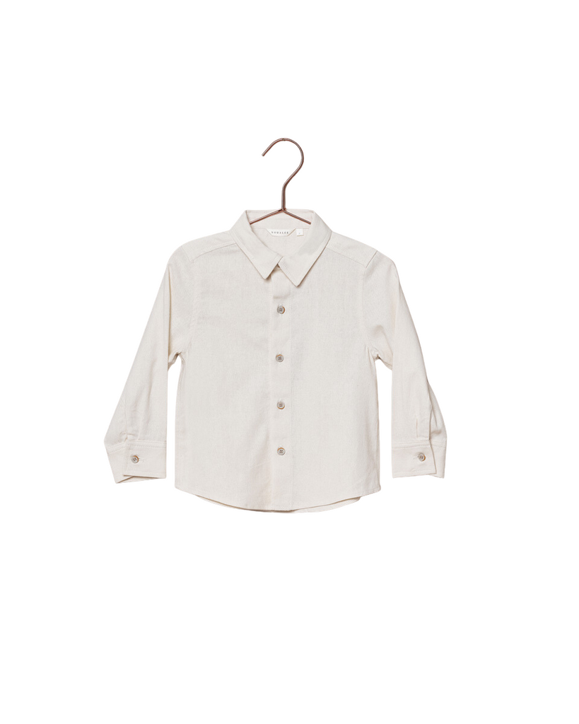 harrison button down || white