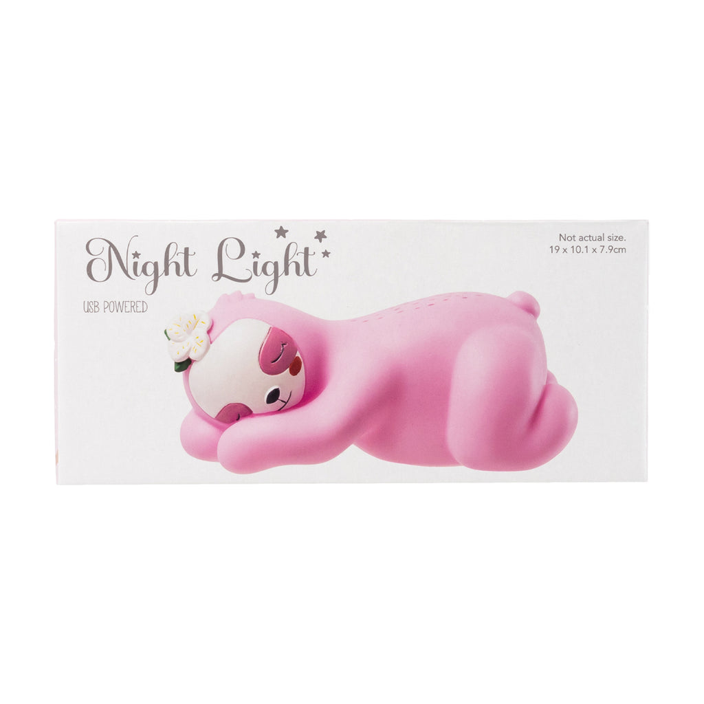 Pink Sloth Night Light