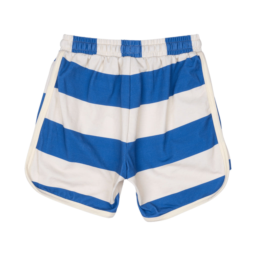 BLUE STRIPES SHORTS - BLUE/CREAM STRIPE