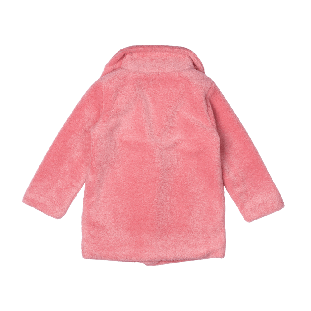 Pink Faux Sherpa Jacket