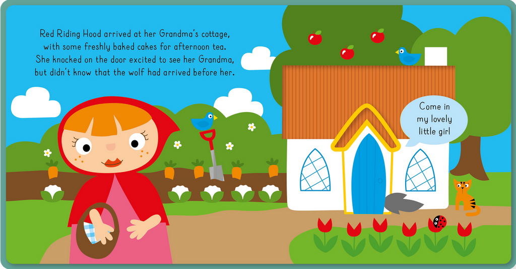 TOUCHY FEELY TALES - LITTLE RED RIDING