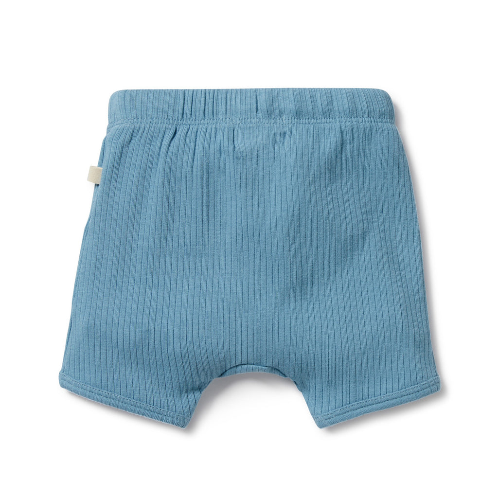 Sky Blue Organic Rib Short