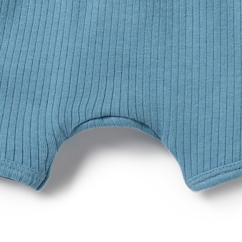 Sky Blue Organic Rib Short