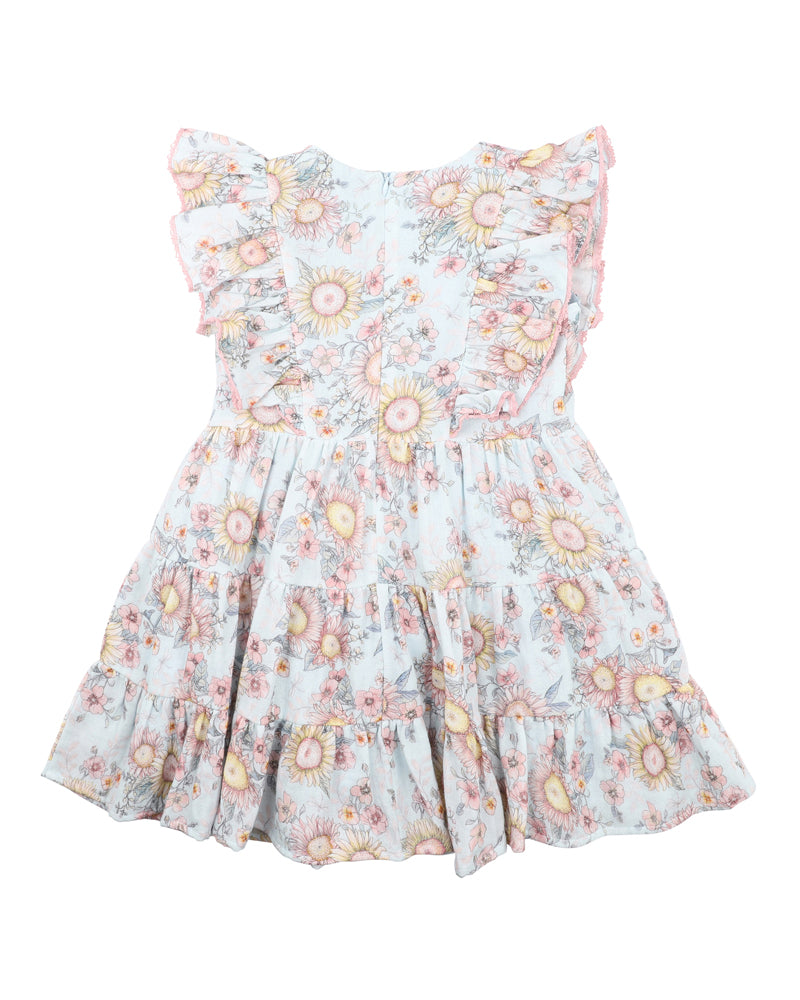 ABBY PRINT TIERED DRESS