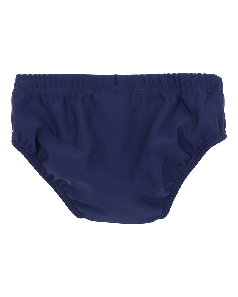 FRENCH NAVY AQUA NAPPY