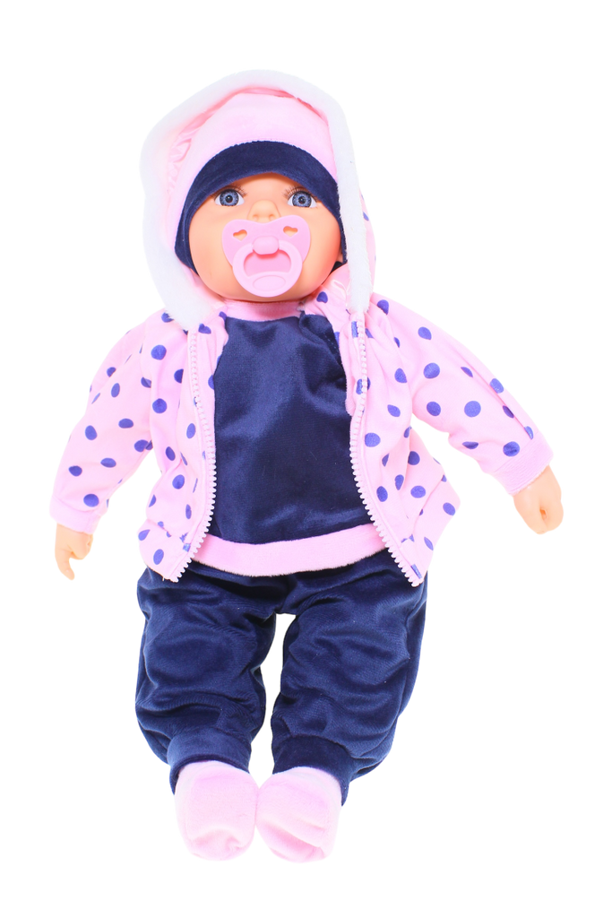 Baby Doll Eliza- Pink Polka Dot