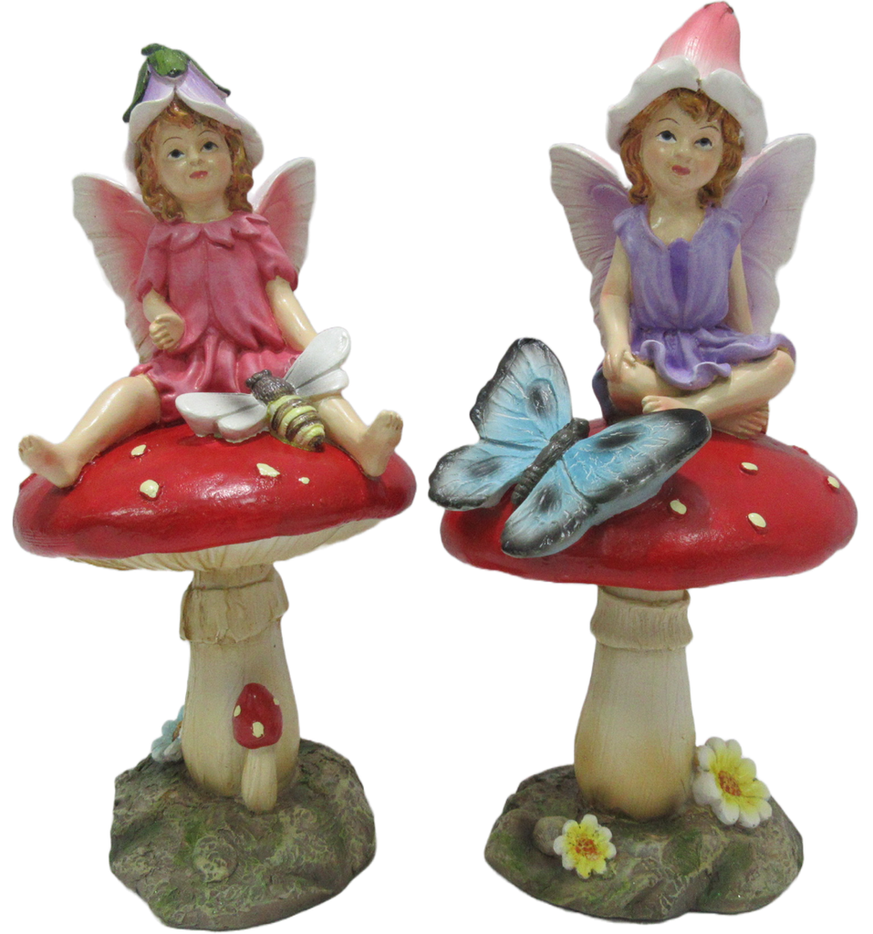 Sitting Mushroom Pixies