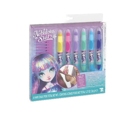 Nebulous Stars - Glitter hair Chalk Pens