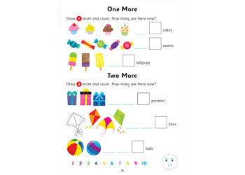 Counting Sticker Book