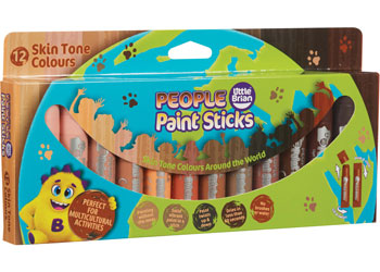 Little Brian People Paint Sticks 12pk