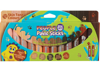 Little Brian People Paint Sticks 12pk