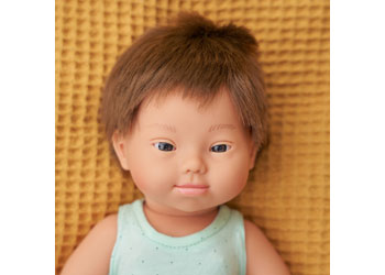 Baby Doll - Caucasian Boy with Down Syndrome 38cm