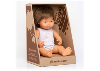 Baby Doll - Caucasian Boy with Down Syndrome 38cm