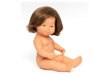 Baby Doll - Caucasian Girl with Down Syndrome 38cm