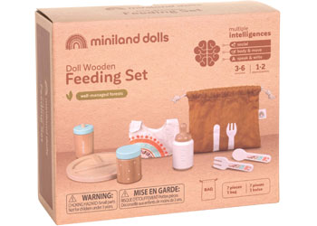 Doll Wooden Feeding Set